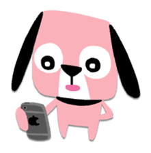 Pink Loser Dog sticker #2243730