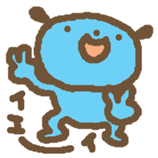 Japanese 6animals sticker #2244078