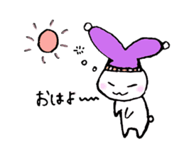kawaii cat and rabbit sticker #2244266