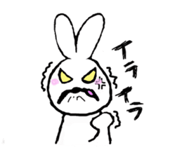 kawaii cat and rabbit sticker #2244268