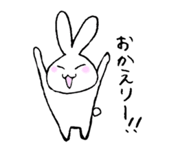 kawaii cat and rabbit sticker #2244276
