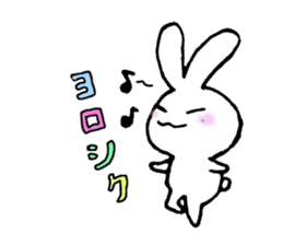 kawaii cat and rabbit sticker #2244281