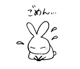 kawaii cat and rabbit sticker #2244283