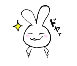 kawaii cat and rabbit sticker #2244284