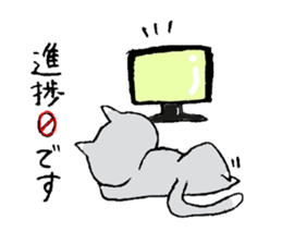 kawaii cat and rabbit sticker #2244288