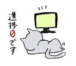 kawaii cat and rabbit sticker #2244288