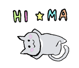 kawaii cat and rabbit sticker #2244290