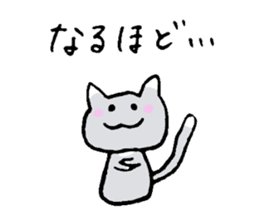 kawaii cat and rabbit sticker #2244291