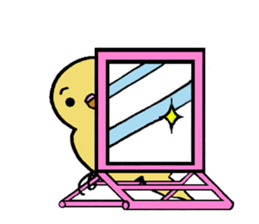 Sticker of the small bird sticker #2244985