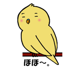 Sticker of the small bird sticker #2244987