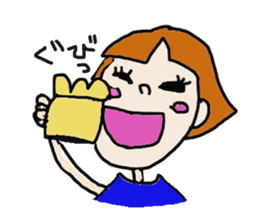 Yukko's handwritten Sticker sticker #2245120