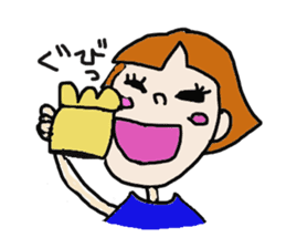 Yukko's handwritten Sticker sticker #2245120