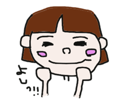 Yukko's handwritten Sticker sticker #2245136