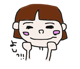 Yukko's handwritten Sticker sticker #2245136