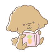 Cute Toy Poodle Cocoan sticker #2245229