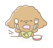 Cute Toy Poodle Cocoan sticker #2245236