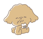 Cute Toy Poodle Cocoan sticker #2245237