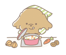 Cute Toy Poodle Cocoan sticker #2245239