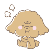Cute Toy Poodle Cocoan sticker #2245243