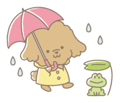 Cute Toy Poodle Cocoan sticker #2245259