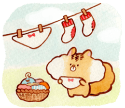 RISUO of soft and fluffy cheeks sticker #2245555