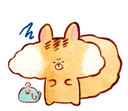 RISUO of soft and fluffy cheeks sticker #2245561