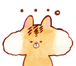 RISUO of soft and fluffy cheeks sticker #2245562