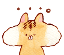 RISUO of soft and fluffy cheeks sticker #2245562