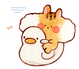 RISUO of soft and fluffy cheeks sticker #2245563