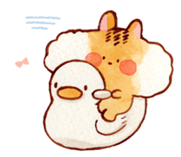 RISUO of soft and fluffy cheeks sticker #2245563