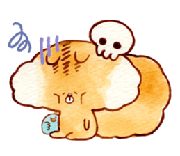 RISUO of soft and fluffy cheeks sticker #2245565