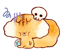 RISUO of soft and fluffy cheeks sticker #2245565