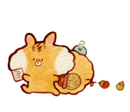 RISUO of soft and fluffy cheeks sticker #2245579