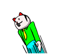 OYAZI cat sticker #2245787