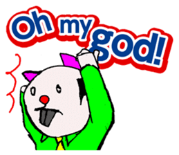 OYAZI cat sticker #2245812