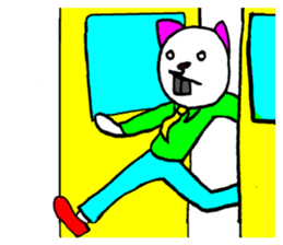 OYAZI cat sticker #2245820