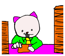 OYAZI cat sticker #2245822