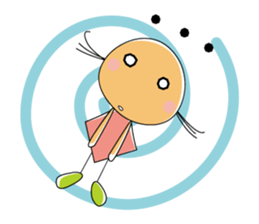 daily life of a girl sticker #2246248