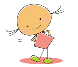 daily life of a girl sticker #2246255