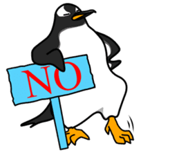 Gentoo Penguin Sticker sticker #2246585