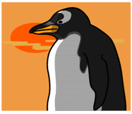 Gentoo Penguin Sticker sticker #2246621