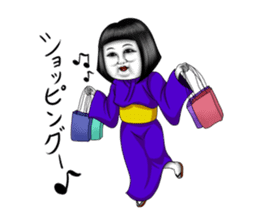 Japanese doll of the girl power high sticker #2247309