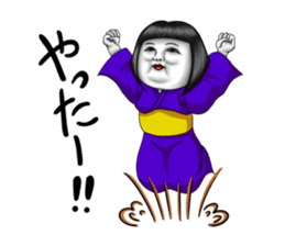 Japanese doll of the girl power high sticker #2247315