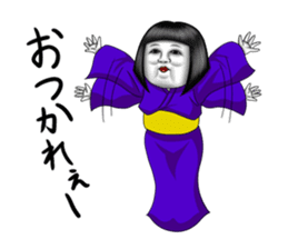 Japanese doll of the girl power high sticker #2247318