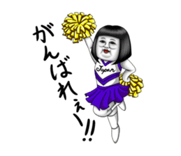 Japanese doll of the girl power high sticker #2247321