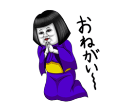 Japanese doll of the girl power high sticker #2247325