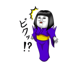 Japanese doll of the girl power high sticker #2247332