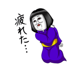 Japanese doll of the girl power high sticker #2247341