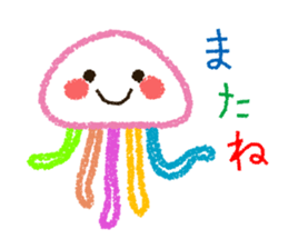 The colorful world of crayons sticker #2247383