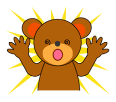 A cute bear sticker #2248630